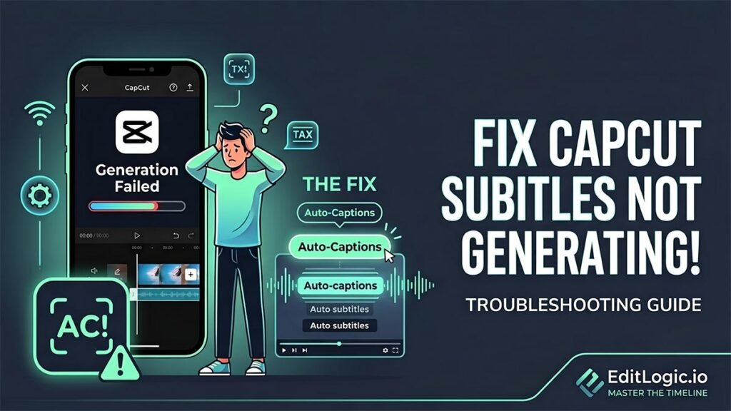 capcut subtitles not generating