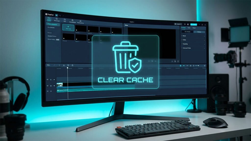 capcut cache clear safely