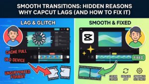 capcut transition lag solution