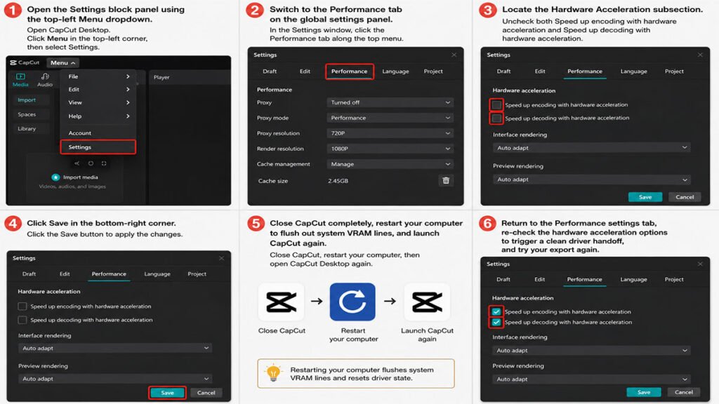 vram settings and hardware acceleration